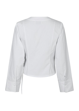 Salvia poplin skjorte Hvid Neo Noir 
